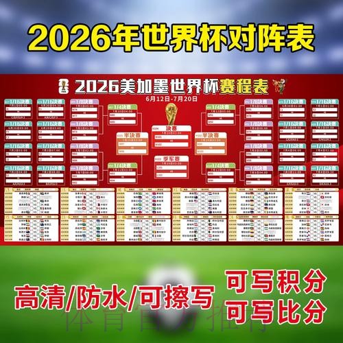 2026美加墨世界杯每日赛程一览